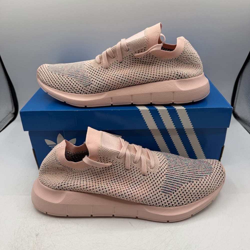 Adidas Swift Run PK Prime Knit Shoes Womens Size 6.5 Icey Pink Sneakers CG4134‎